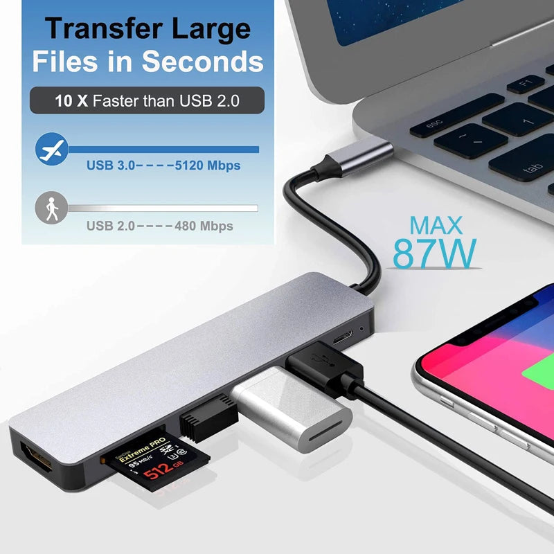 USB-C Hub Docking Station