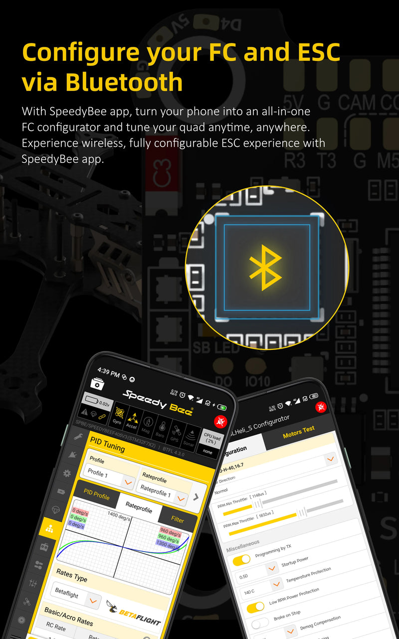 SpeedyBee FC & ESC Stack