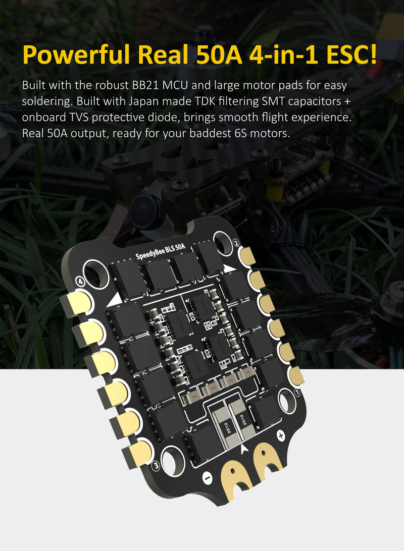 SpeedyBee FC & ESC Stack