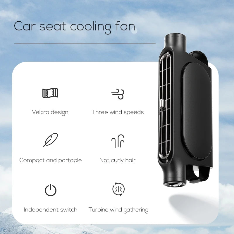 Portable Car Seat Fan