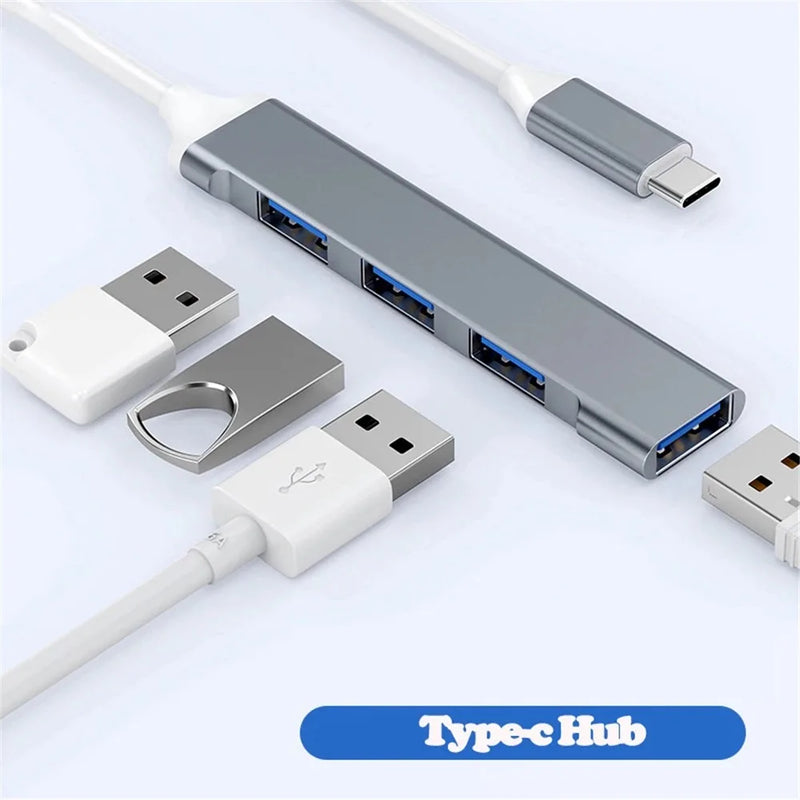 USB Type-C Hub Mini – 4-in-1 Adapter