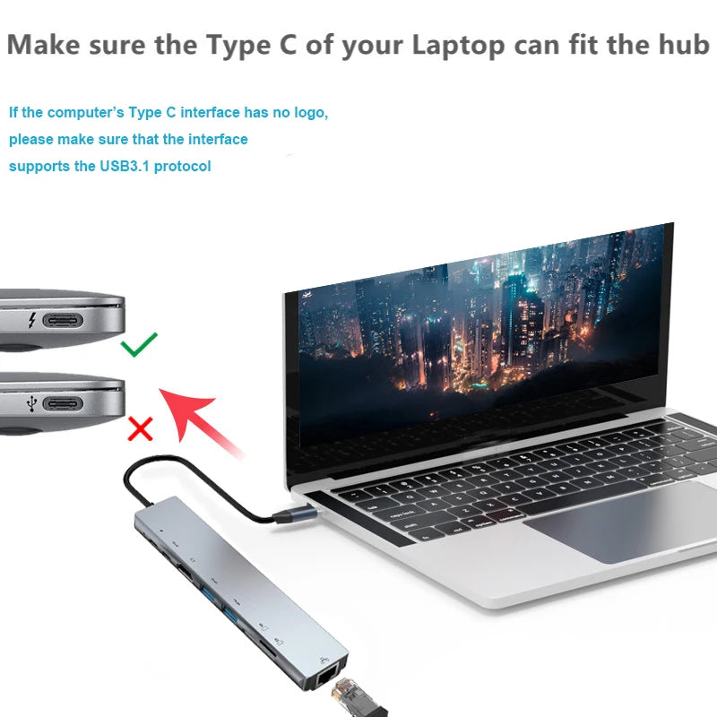 USB-C Hub Docking Station