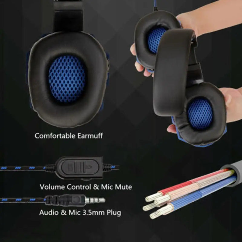 Deep Bass Stereo Wired Gaming Headset